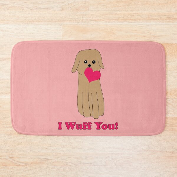 Item preview, I Wuff You! (Dog With Heart) designed and sold by alisadesigns.