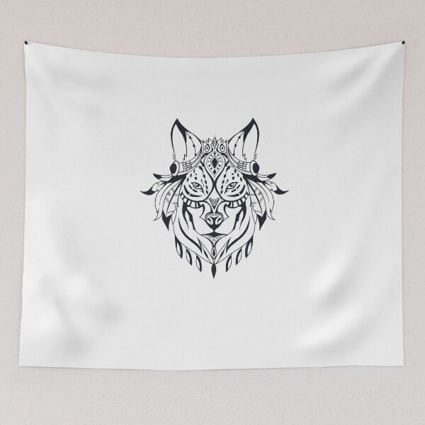 Item preview, Lone Wolf illustration designed and sold by mouad naouiri.
