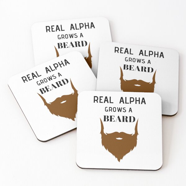 Item preview, Real Alpha Grows a Beard designed and sold by RIVEofficial.
