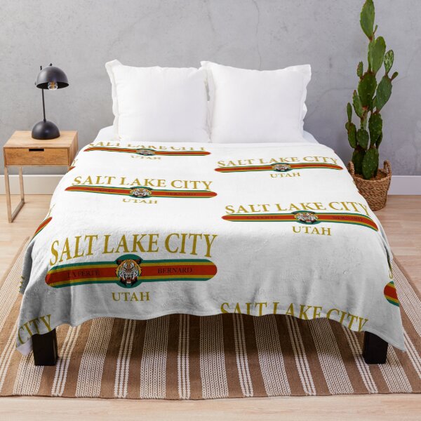 Item preview, SALT LAKE CITY Utah State - Vintage Design - Retro Fashion Tiger Head designed and sold by LaFerte-Bernard.