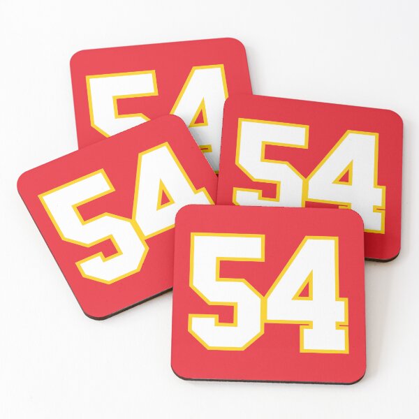 Item preview, Fifty Four White Jersey Number 54 designed and sold by elhefe.