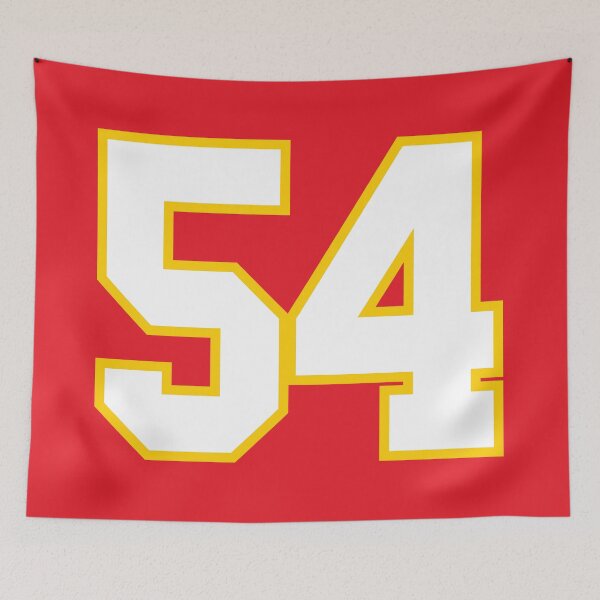 Item preview, Fifty Four White Jersey Number 54 designed and sold by elhefe.