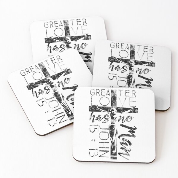 Item preview, Greater Love Has No Man Bible Scripture John 15:13 designed and sold by TapestryDesigns.