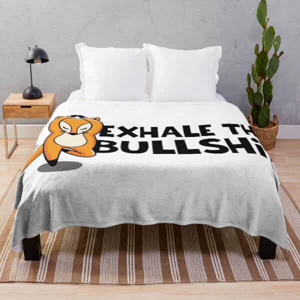 Item preview, EXHALE THE BULLSHIT designed and sold by EdsTshirts.