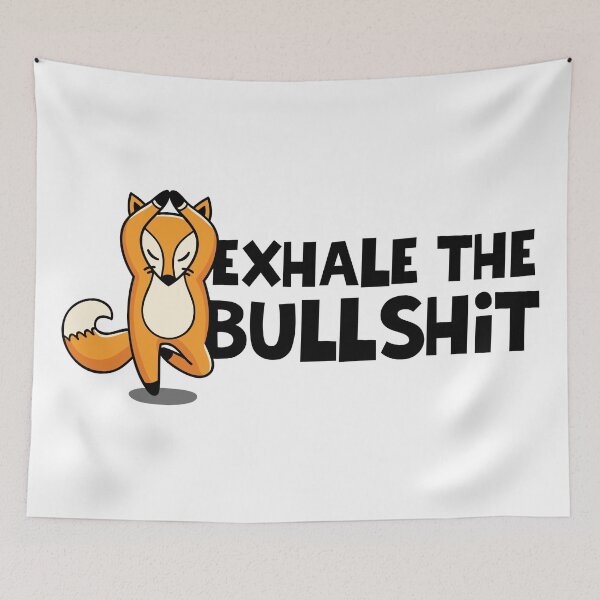 Item preview, EXHALE THE BULLSHIT designed and sold by EdsTshirts.