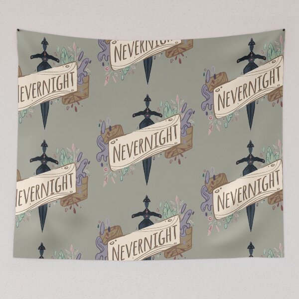 Item preview, Nevernight Banner - Graphic Illustration designed and sold by Manda Lyn LaCorte.