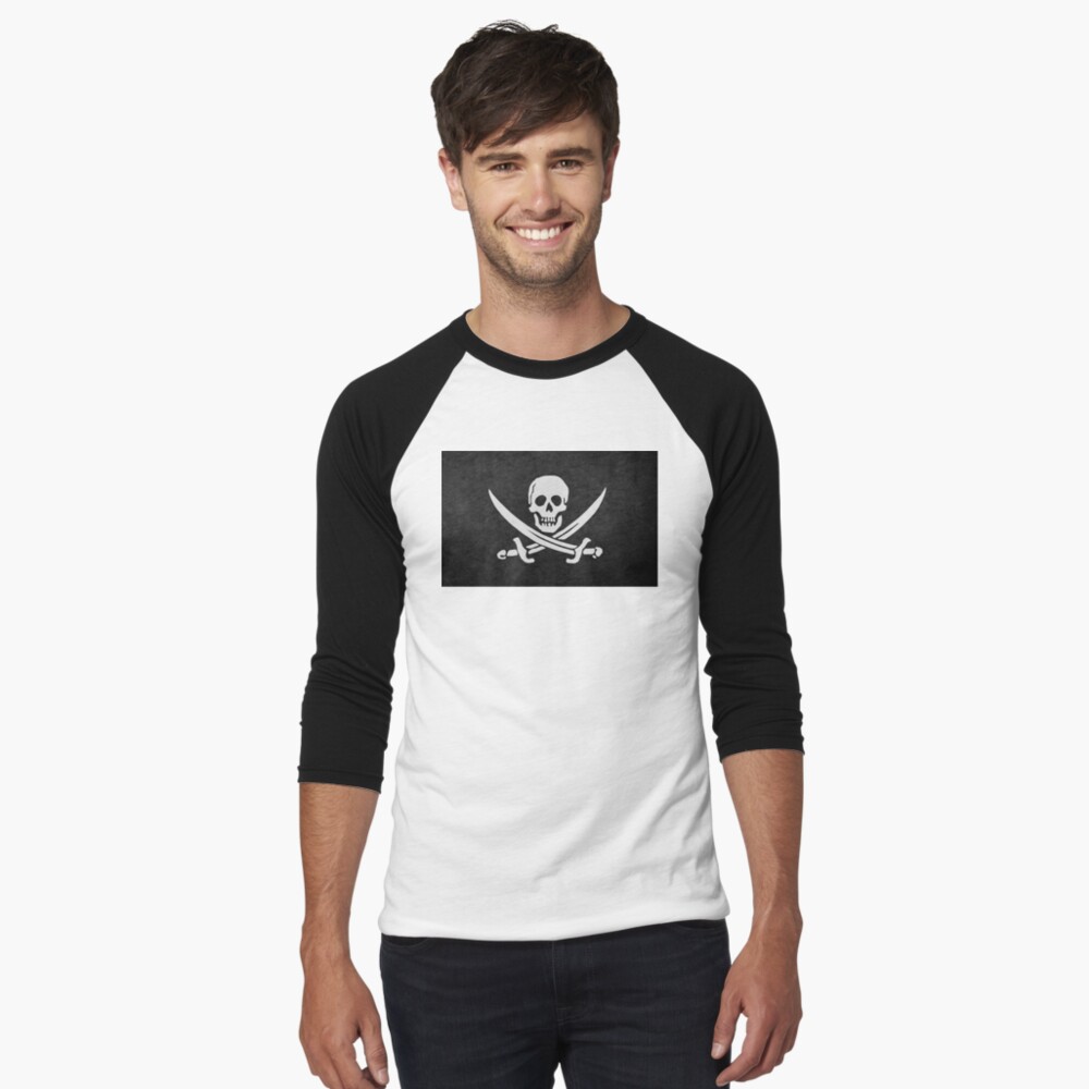 Raise The Jolly Roger Essential Unisex T-Shirt - Peanutstee