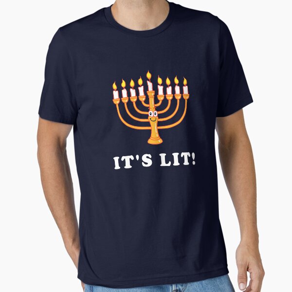 Item preview, Hanukkah It's Lit  designed and sold by Yipptee Shirts.