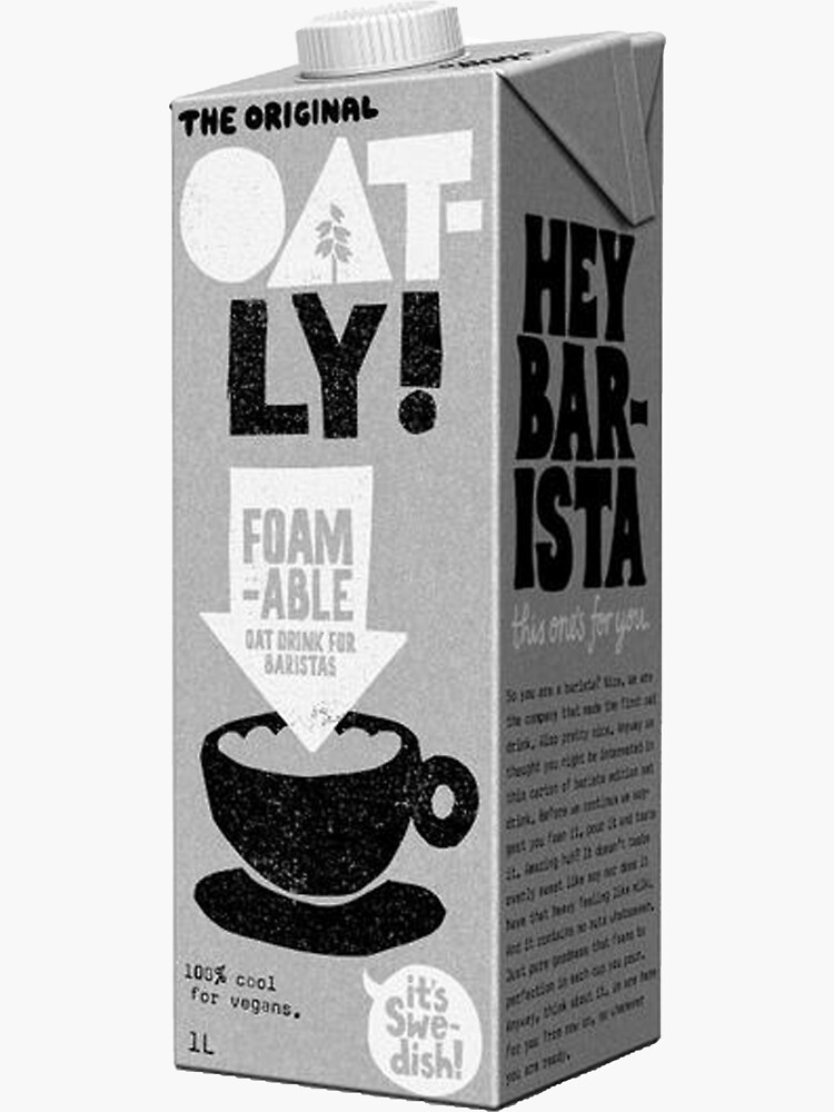 Oat Milk Barista Vegan by BoldDuck