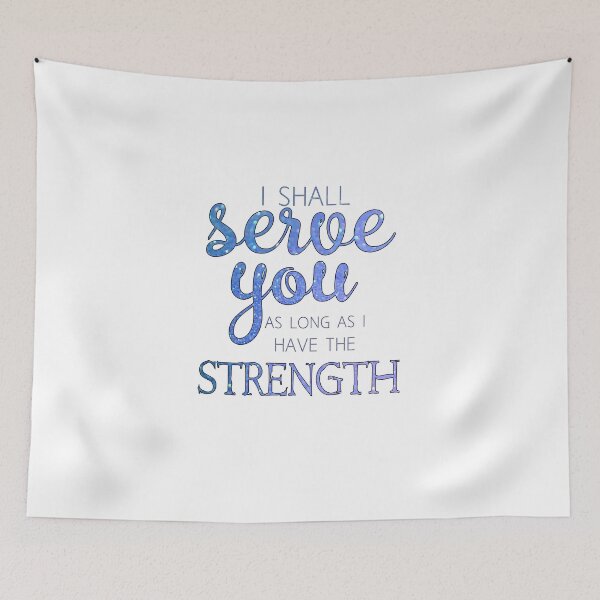 Item preview, Merlin-Inspired "I Shall Serve You" designed and sold by mulberrydragon.
