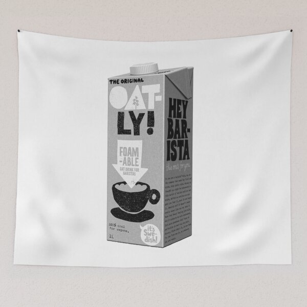 Item preview, Oat Milk Barista Vegan designed and sold by BoldDuck.