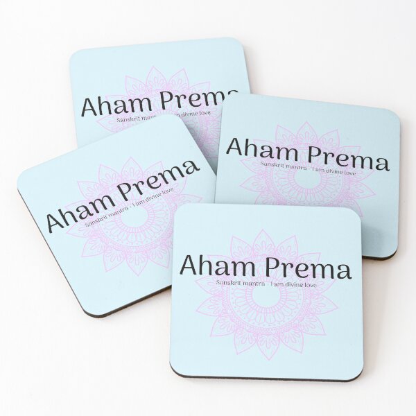 Item preview, Aham Prema Sanskrit Mantra designed and sold by onepony.
