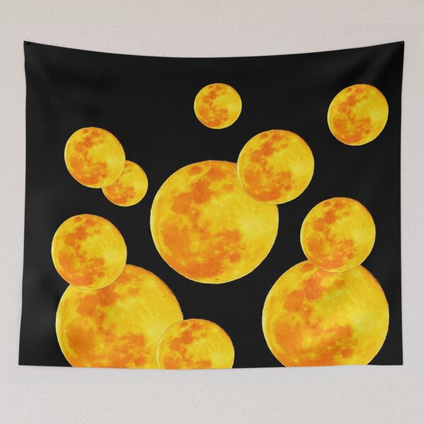 Item preview, MODERN ART COLLECTION OF GOLDEN MOONS NIGHT SKY, designed and sold by sharlesart.
