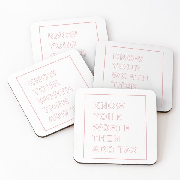 Item preview, Know Your Worth Then Add Tax designed and sold by itsyaboyndm.
