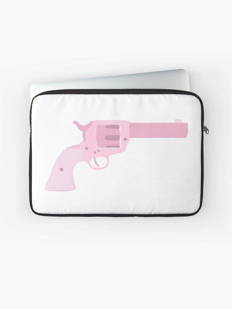Pink Revolver Laptop Sleeve By Negrarts Redbubble