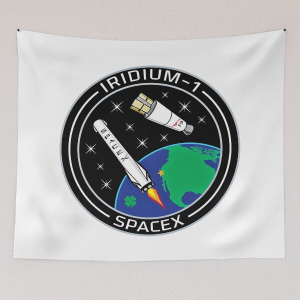 Item preview,  Iridium 1 Launch Team Logo designed and sold by Nikki SpaceStuffPlus.