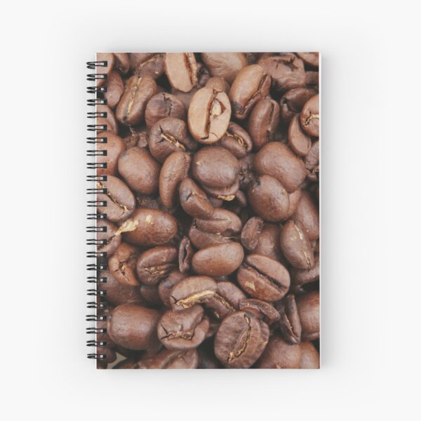 Full Of Beans Spiral Notebooks Redbubble - roasted coffee beans roblox