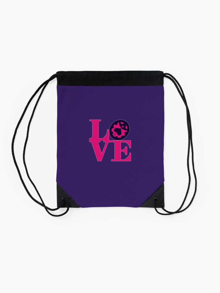 Alternate view of Love Ladybug - Jojo Part 5 Drawstring Bag