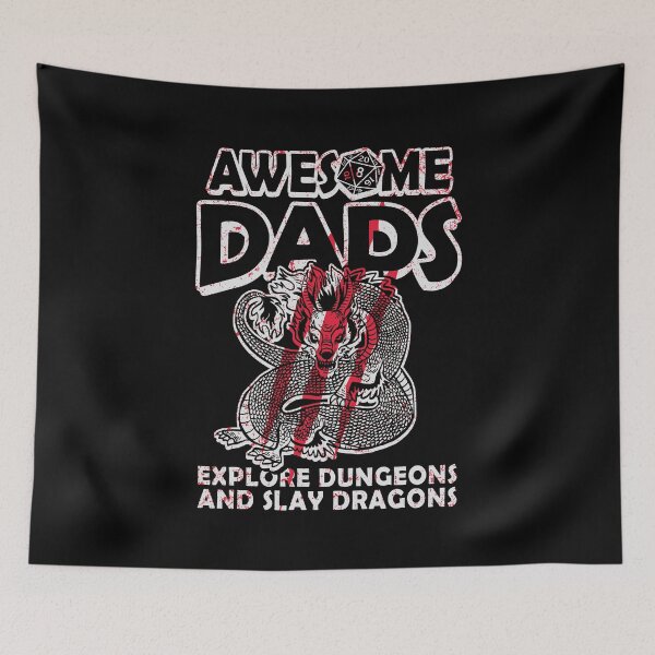 Item preview, Awesome Dads Explore Dungeons And Slay Dragons 2 designed and sold by lsapparel.