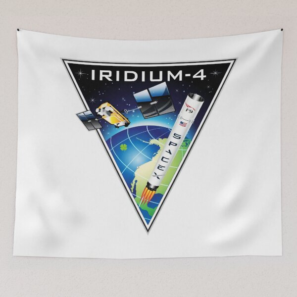 Item preview, Iridium 4 Launch Team Logo designed and sold by Nikki SpaceStuffPlus.