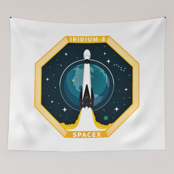 Item preview, Iridium 8 Launch Team Logo designed and sold by Nikki SpaceStuffPlus.