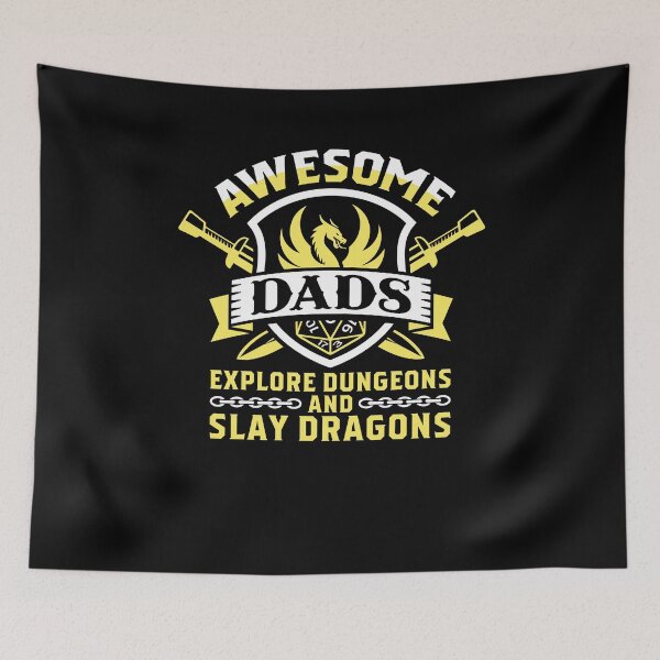 Item preview, Awesome Dads Explore Dungeons And Slay Dragons 4 designed and sold by lsapparel.