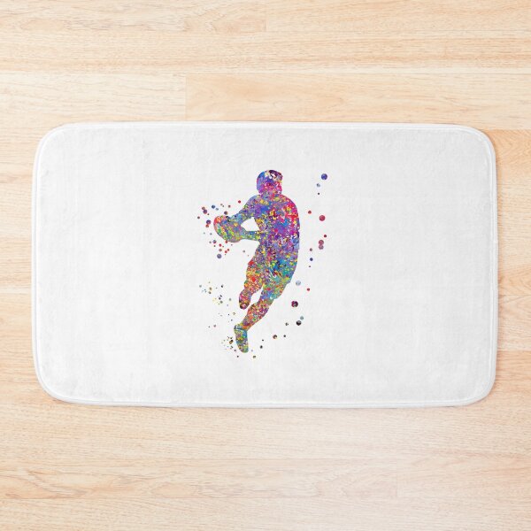 Item preview, Rugby player designed and sold by Rosaliartbook.