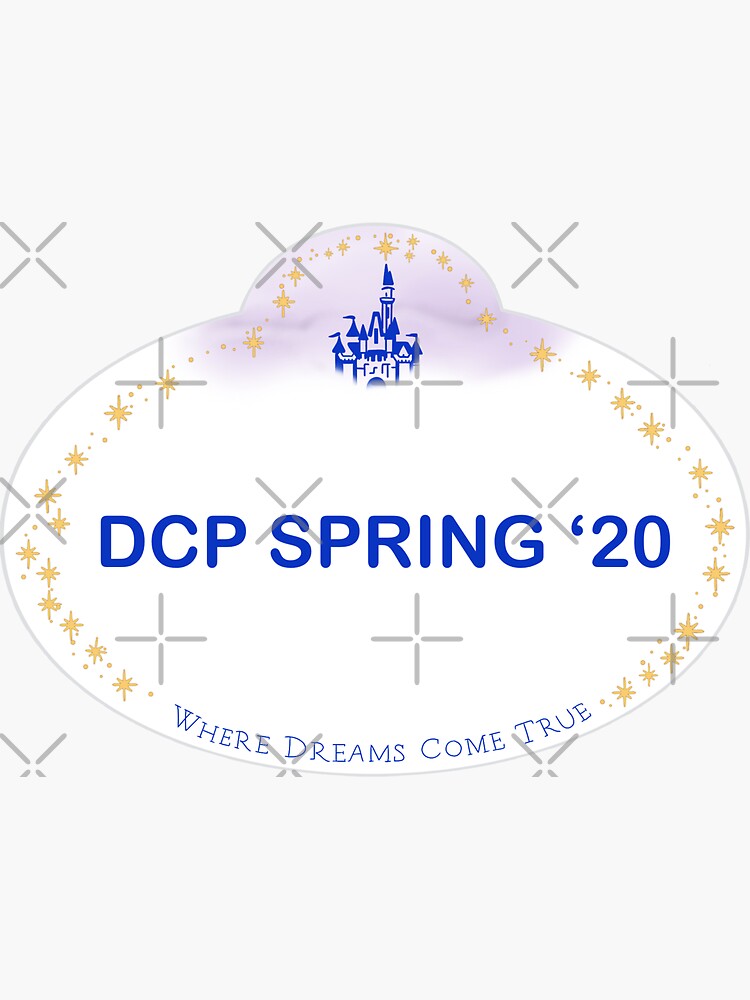 "DCP Spring 2020 Name Tag" Sticker for Sale by HENRM085 Redbubble