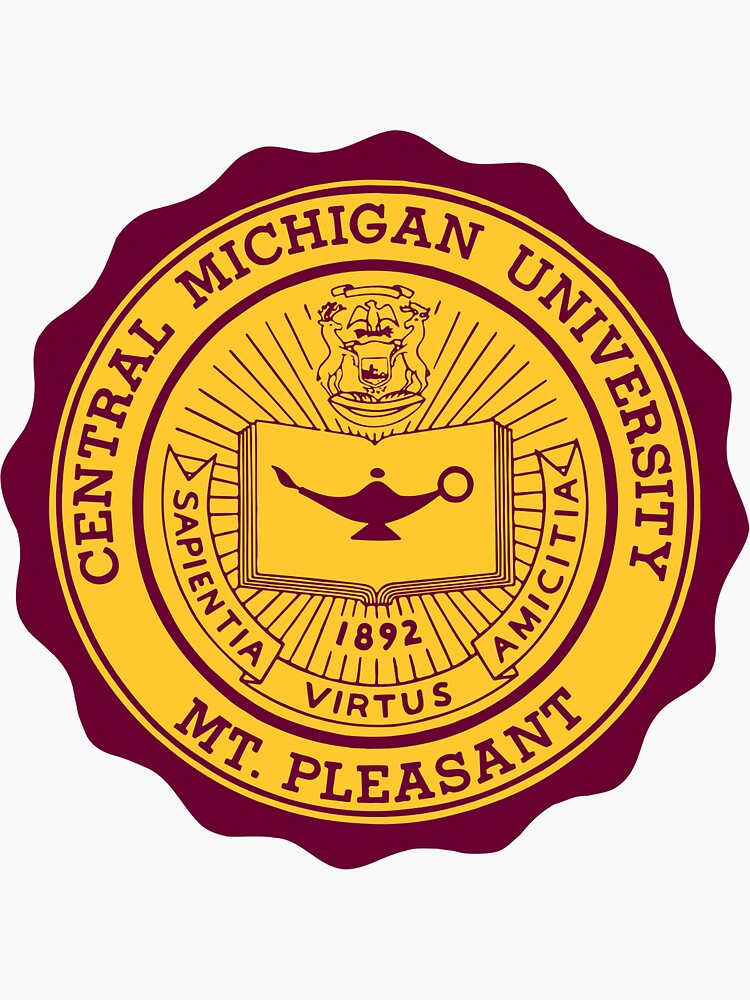 "Central Michigan Emblem" Sticker for Sale by bluuuebutterfly Redbubble