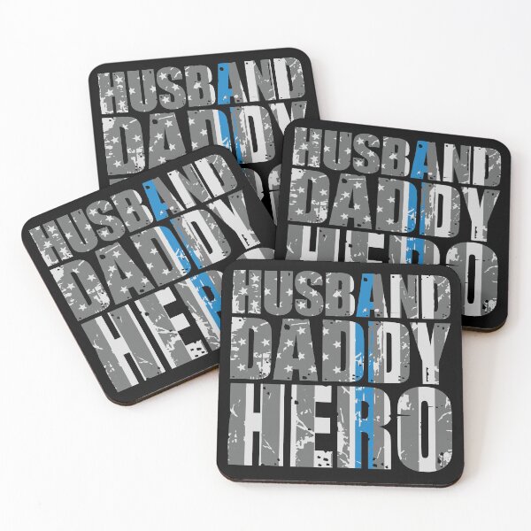 Item preview, Thin Blue Line Husband Daddy Hero 3 designed and sold by lsapparel.