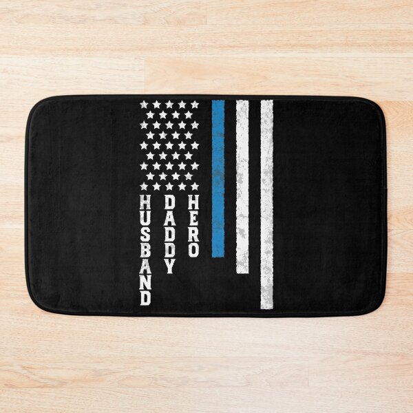 Item preview, Thin Blue Line Husband Daddy Hero 4 designed and sold by lsapparel.