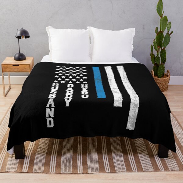 Item preview, Thin Blue Line Husband Daddy Hero 4 designed and sold by lsapparel.