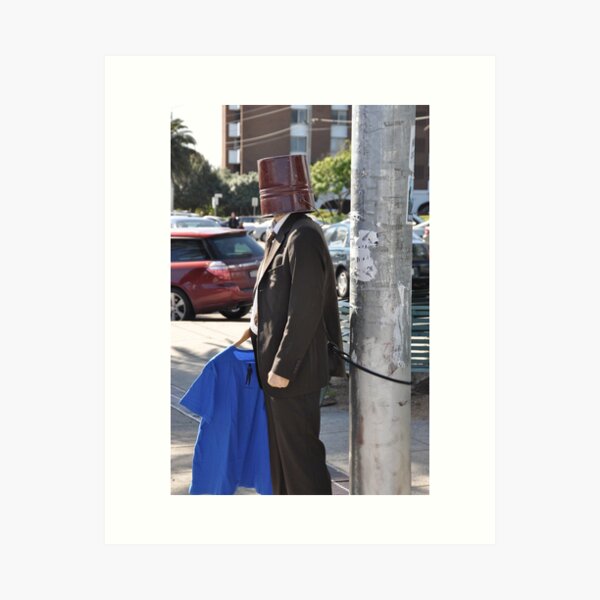 Mr Bucket, St Kilda, Melbourne Art Print