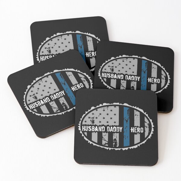Item preview, Thin Blue Line Husband Daddy Hero 5 designed and sold by lsapparel.