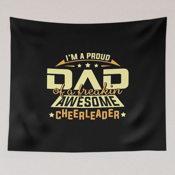 Item preview, Proud Dad of a Freakin' Awesome Cheerleader designed and sold by lsapparel.