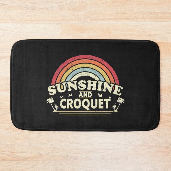 Item preview, Sunshine, Croquet product for Men or Women. Retro, Country print designed and sold by PackAPunch.