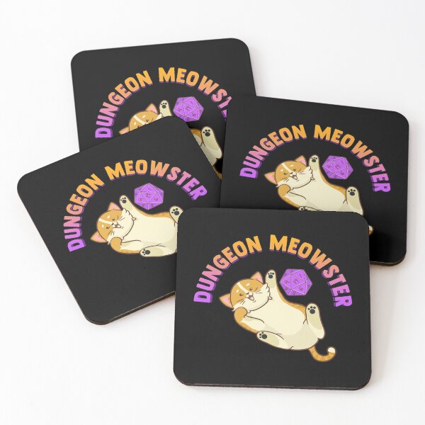 Item preview, Funny Dungeon Meowster Fantasy Gaming Pun designed and sold by perfectpresents.