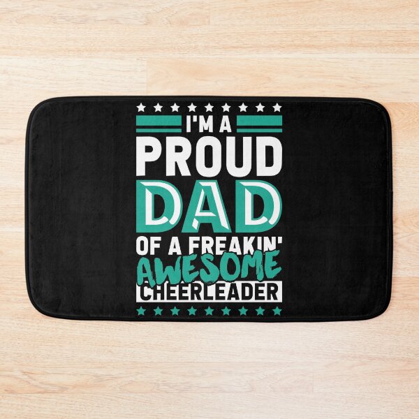 Item preview, Proud Dad of a Freakin' Awesome Cheerleader 2 designed and sold by lsapparel.
