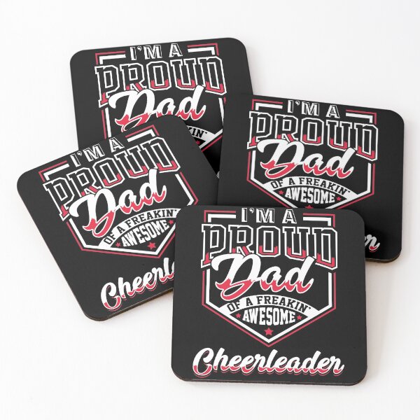 Item preview, Proud Dad of a Freakin' Awesome Cheerleader 3 designed and sold by lsapparel.