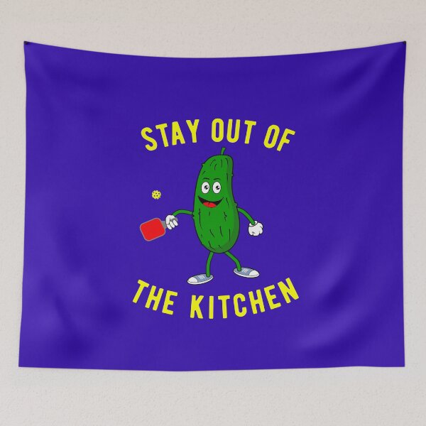 Item preview, Stay Out Of The Kitchen Funny Pickleball Dink Graphic Gift designed and sold by Dan66.
