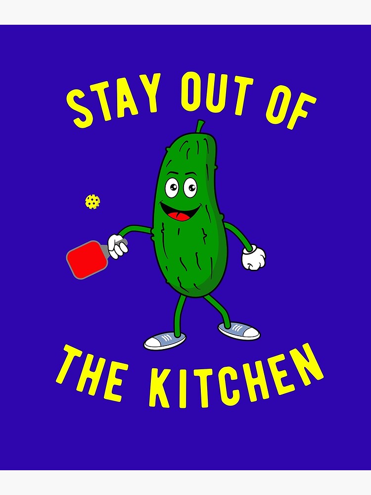 Funny Pickleball Kitchen Towel, Pickleball Puns, Stay Out of the Kitch –  Designing Moments