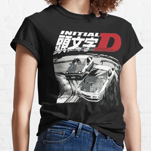 Initial D - Drift Racing tandems Toyota Corolla AE86 Sprinter Trueno vs FC rx-7 Classic T-Shirt