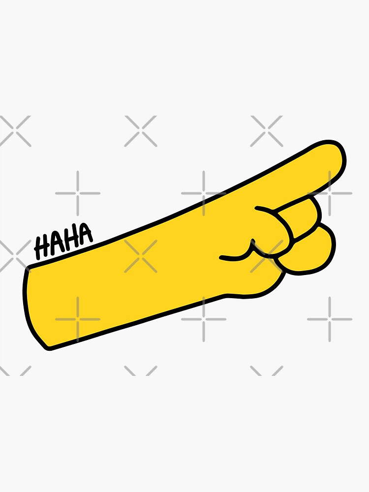 Thumbnail 3 of 3, Sticker, haha designed and sold by MoSt90.