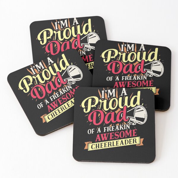 Item preview, Proud Dad of a Freakin' Awesome Cheerleader 5 designed and sold by lsapparel.