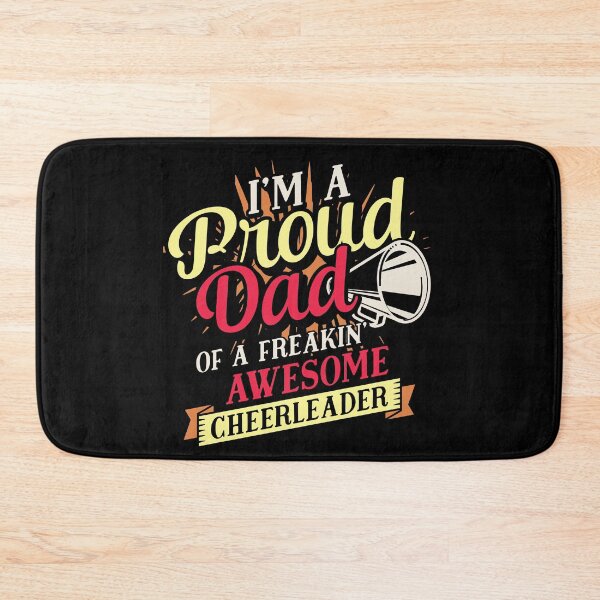 Item preview, Proud Dad of a Freakin' Awesome Cheerleader 5 designed and sold by lsapparel.