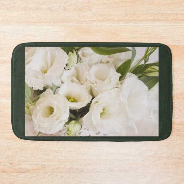 Item preview, Delicate White Lisianthus Flowers designed and sold by Sandra Foster.