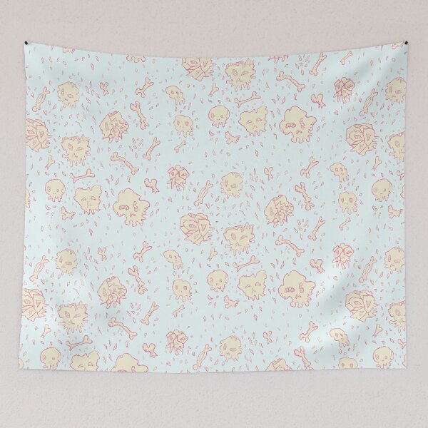 Aperçu de l'œuvre Skulls Bones (Muted Blue) créée et vendue par dialon25.