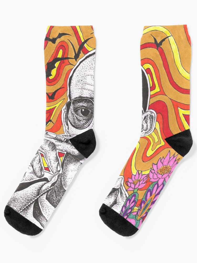Fear And Loathing In Las Vegas Socks By Sassojo Redbubble