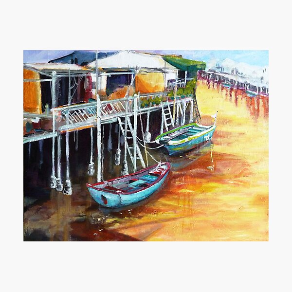 Resting moments - Boat series Photographic Print