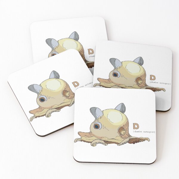 Item preview, Funky Animal Alphabet: D is for Dumbo Octopus designed and sold by abigailhausman.